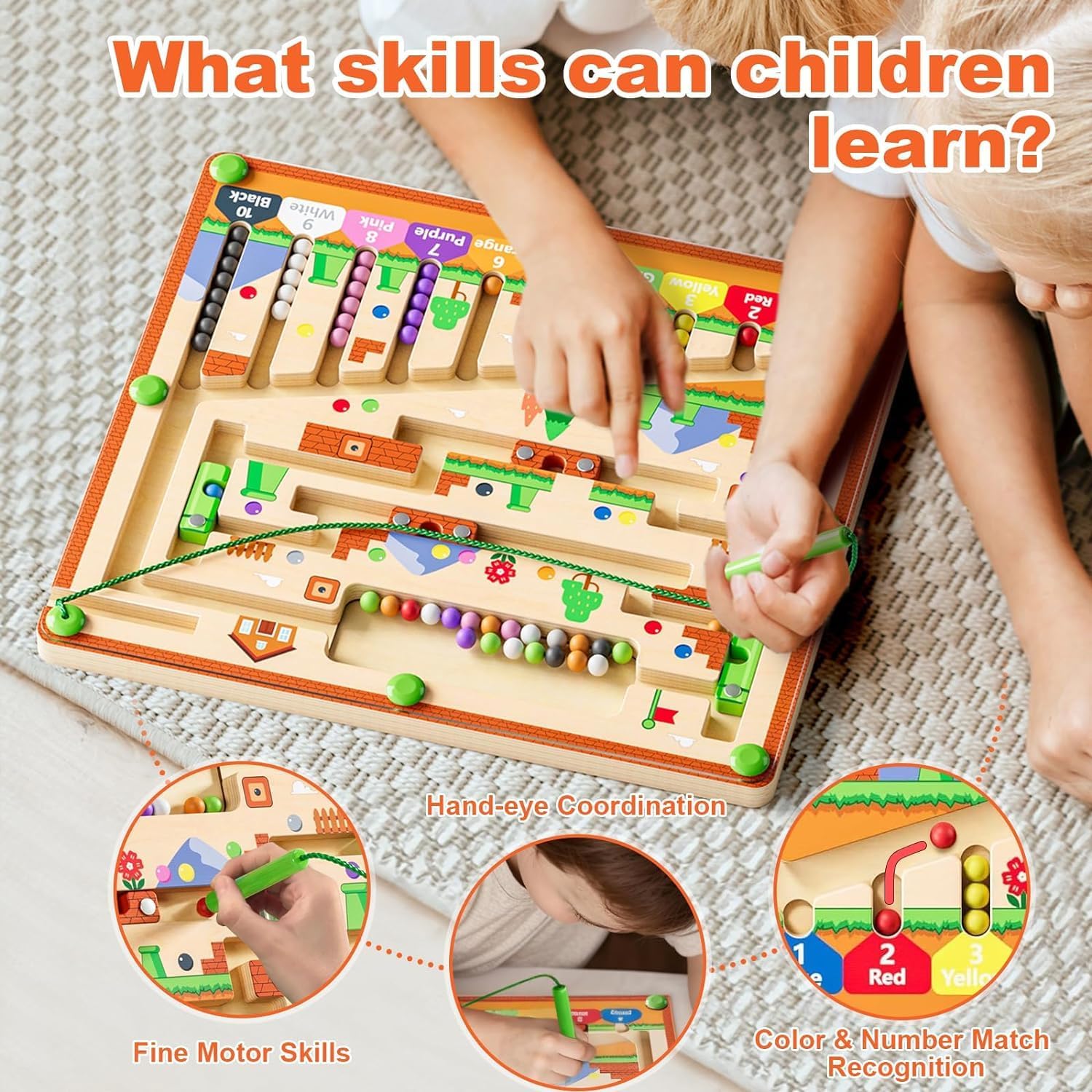 Montessori Magnetic Maze